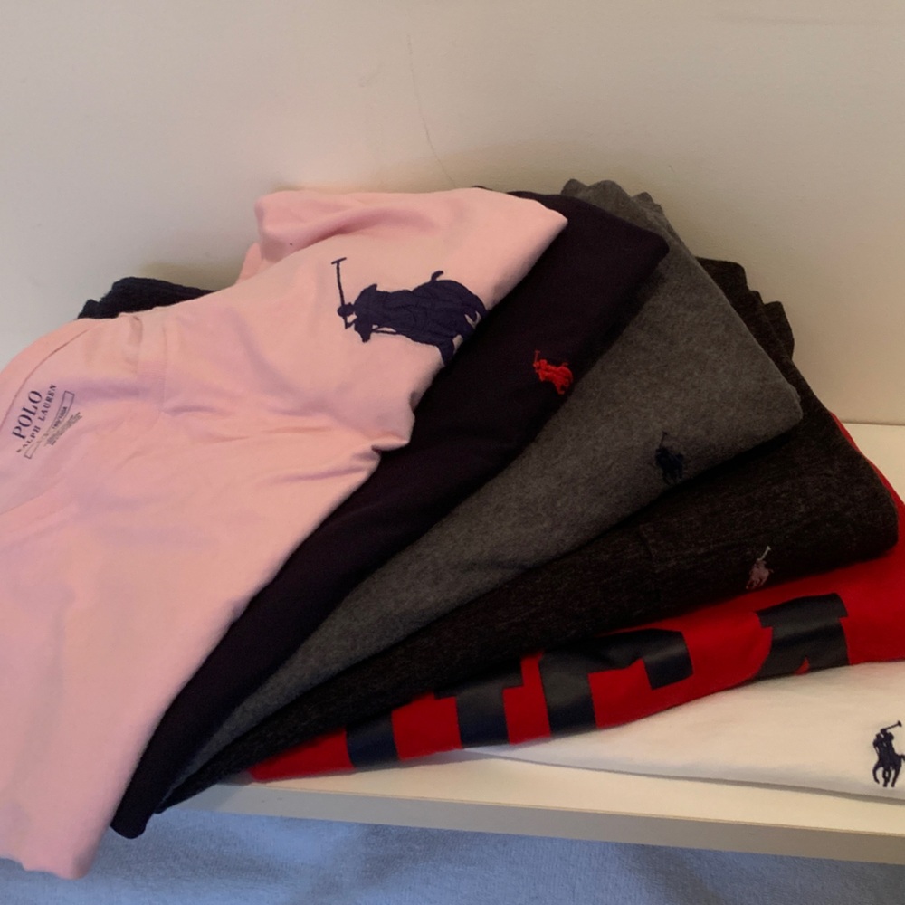 Polo by Ralph Lauren Men's Pink Polo Shirt